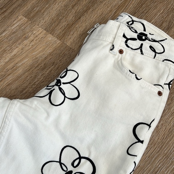 Reformation Julianna Zip Mid Rise Straight Leg Jeans - Picture 3 of 4